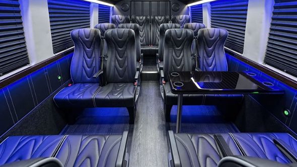 columbia 20 passenger sprinter van interior