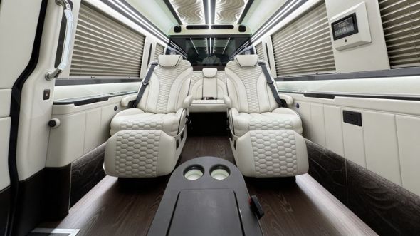 columbia 8 passenger sprinter van interior