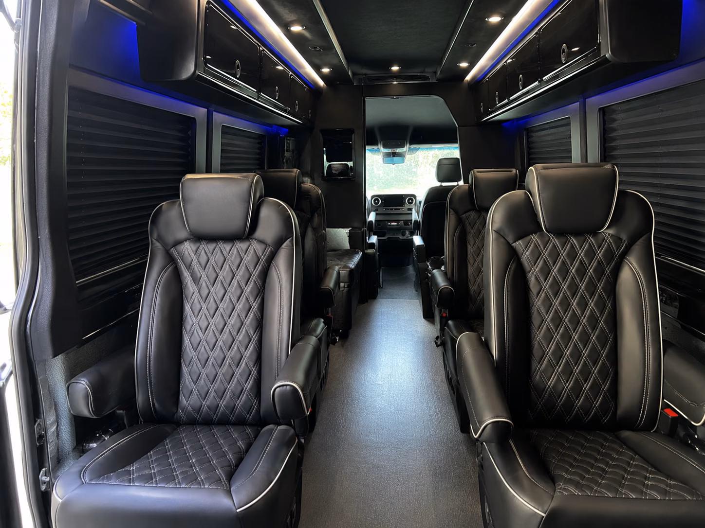 columbia 12 passenger sprinter van inside