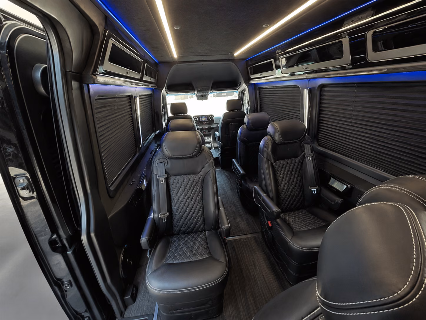 columbia 12 passenger sprinter van interior