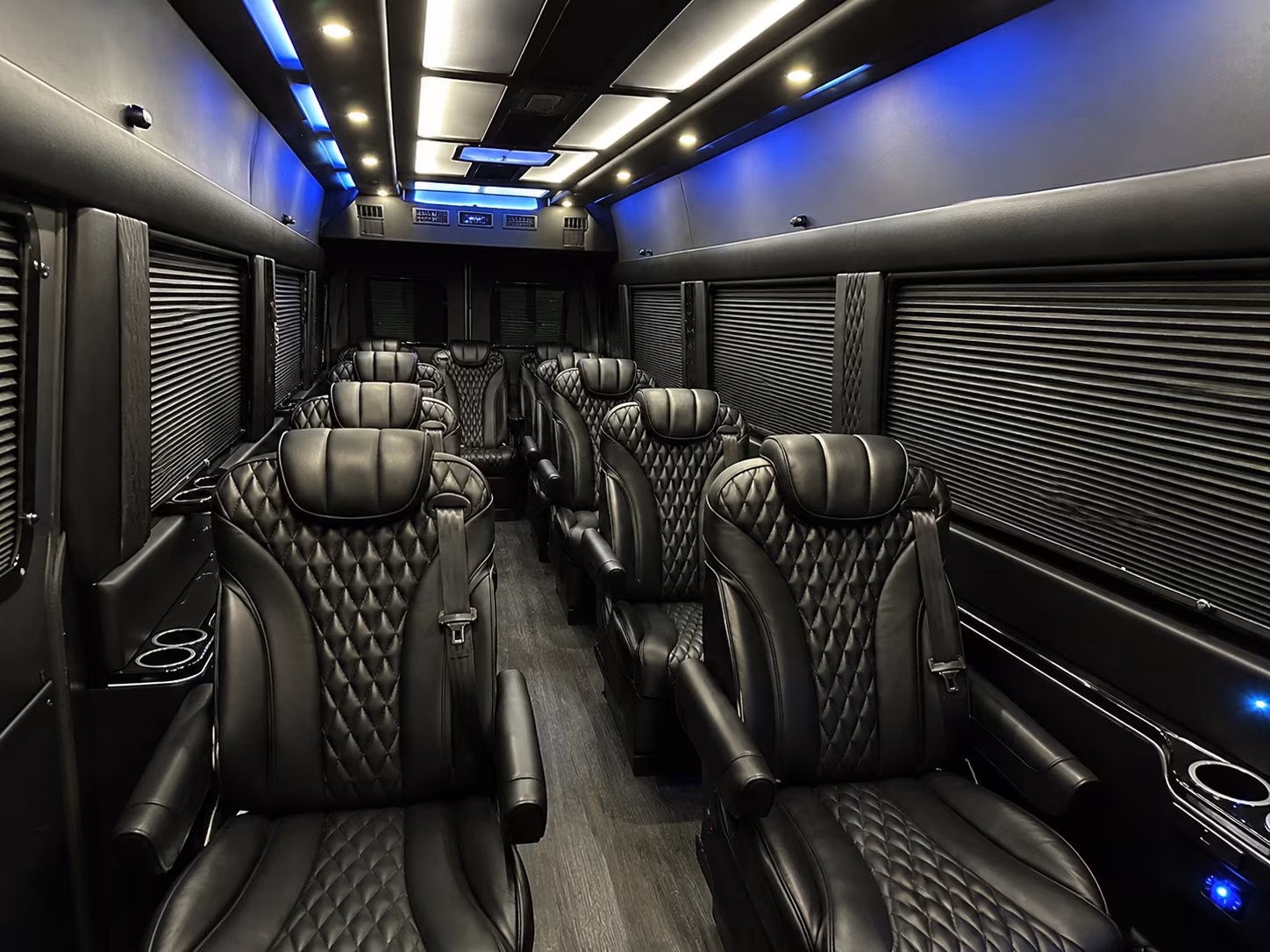columbia 15 passenger sprinter van inside