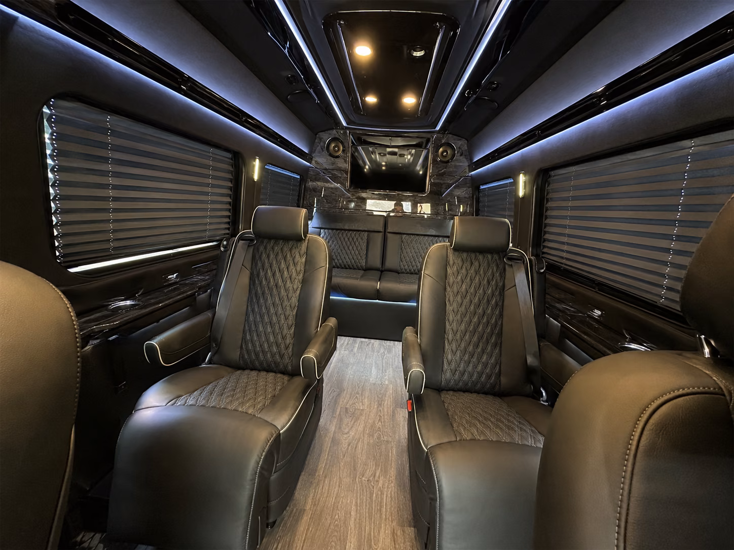 columbia 15 passenger sprinter van interior