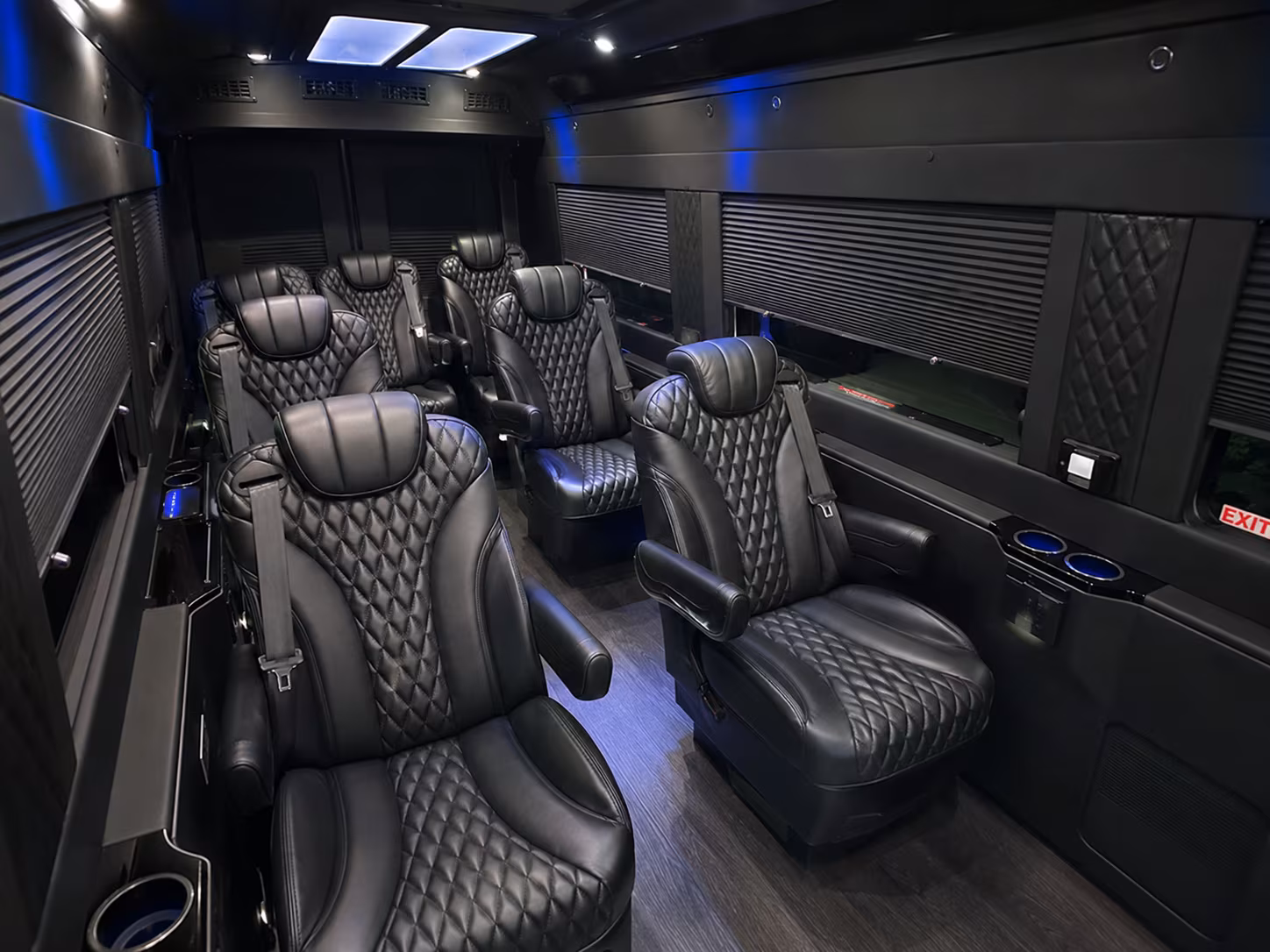columbia 20 passenger sprinter van inside