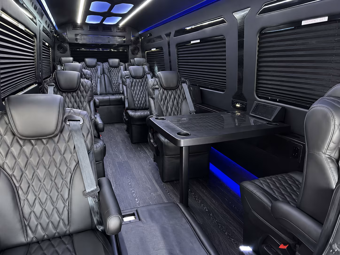 columbia 20 passenger sprinter van interior