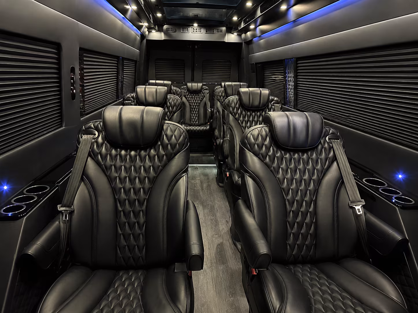 columbia 8 passenger sprinter van interior