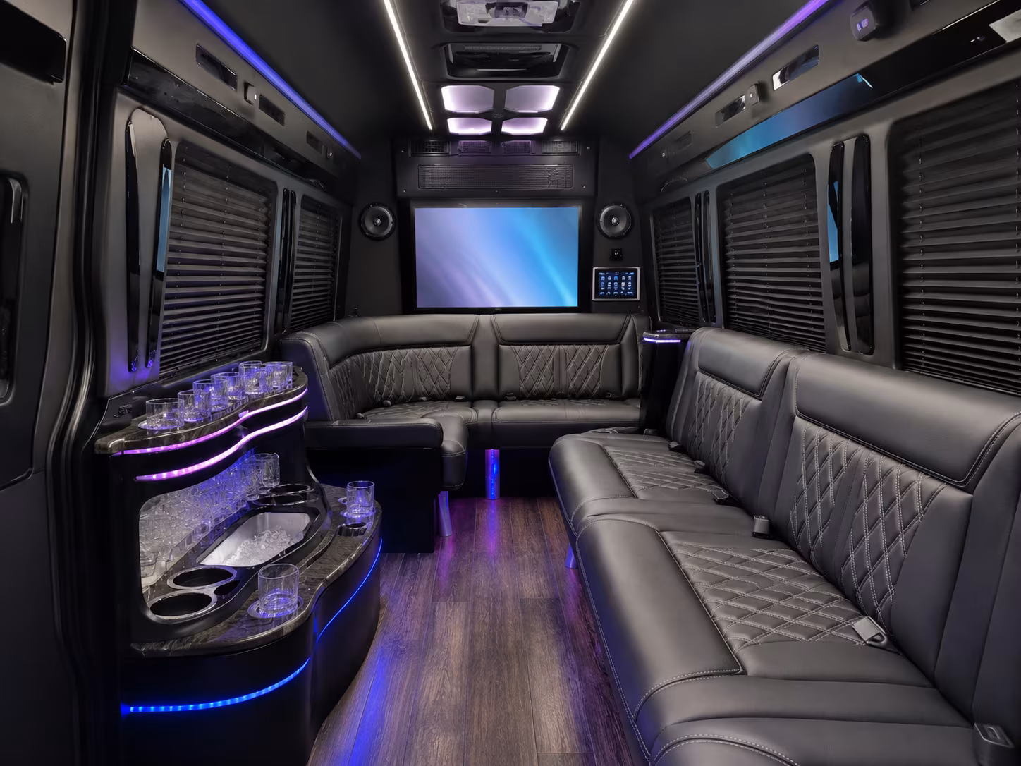 columbia sprinter limousine inside